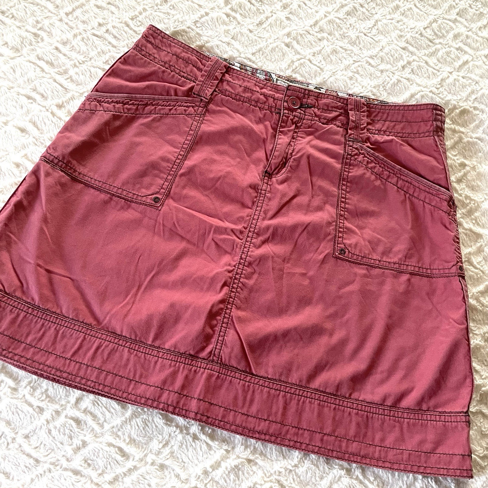 Aventura Women's Rose Red Pencil Skirt